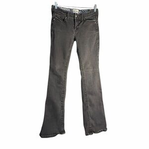 Ariat REAL Black Bootcut Back Pocket Accents Denim Jeans Sz 31L